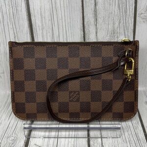 PRE LOVED Louis Vuitton Damier Ebene Neverfull MM Pochette